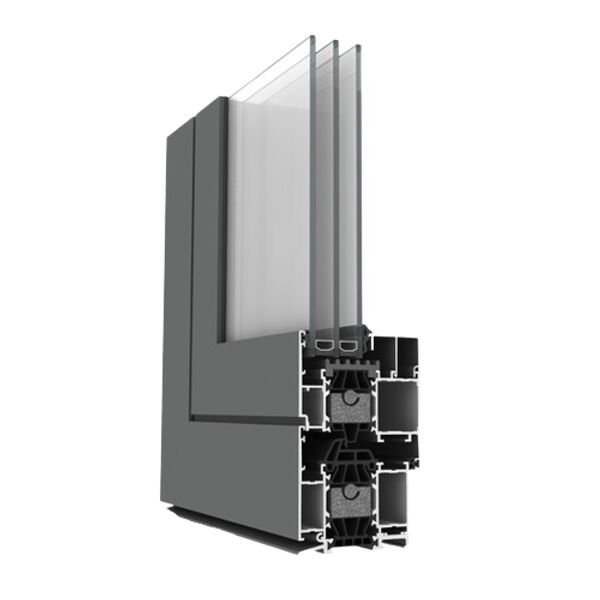 Aluminium deur Aliplast Star75 RS i+