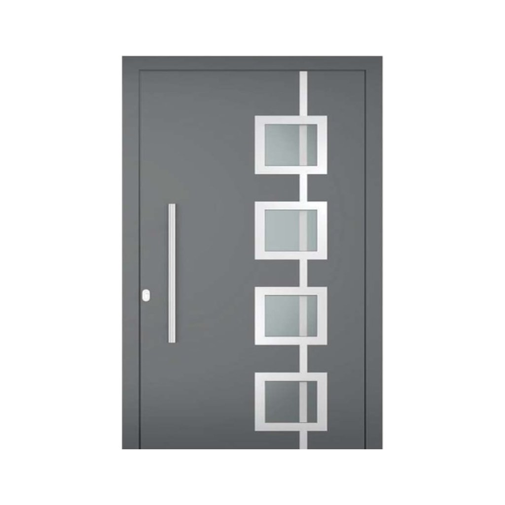Aluminium voordeur Almeria – antraciet