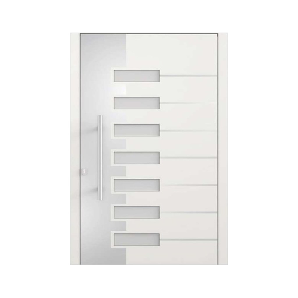 Aluminium voordeur Ankara – crèmewit