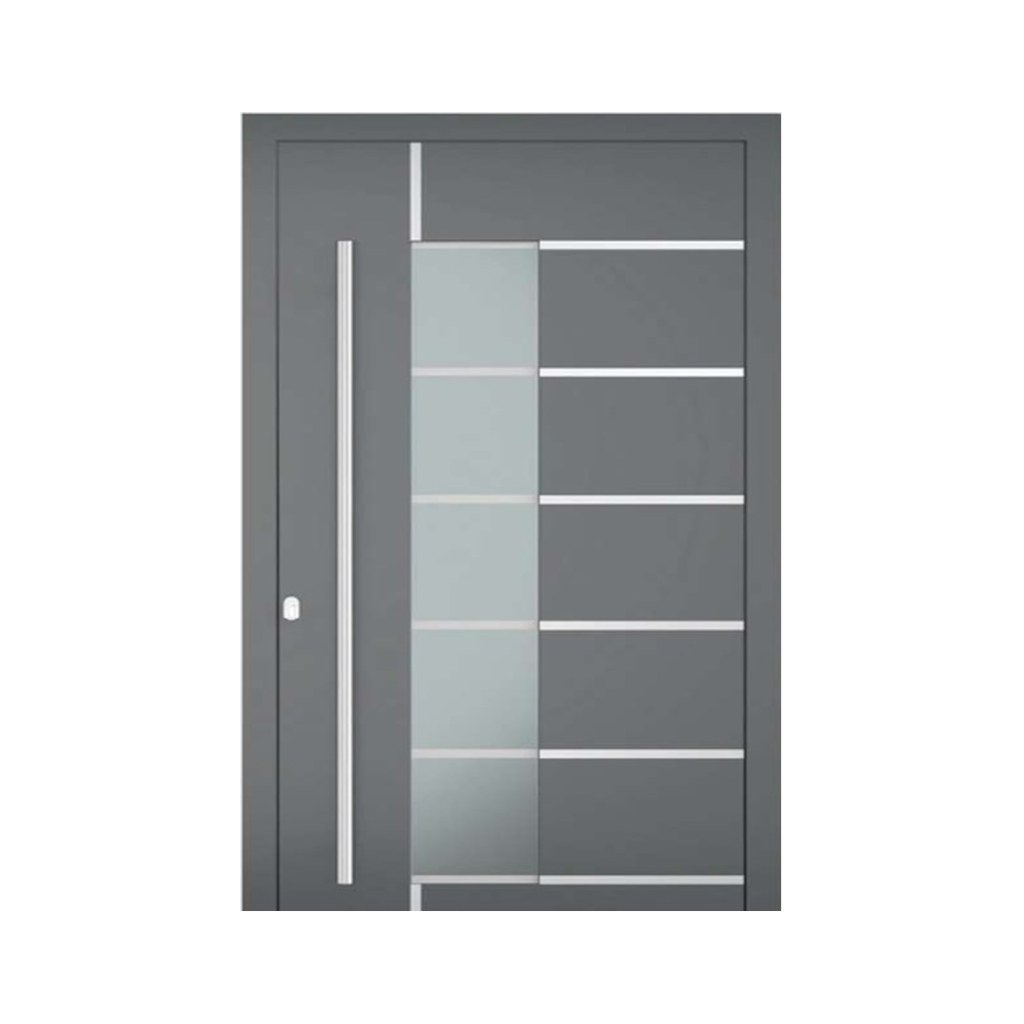 Aluminium voordeur Brasilia – antraciet