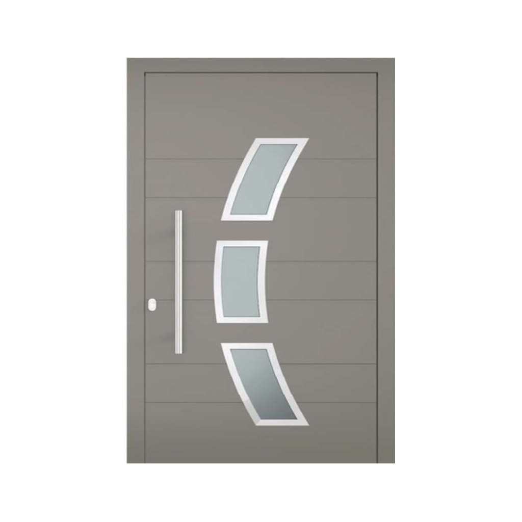 Aluminium voordeur Dublin – taupe
