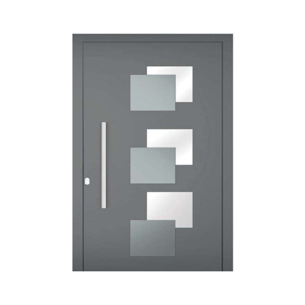 Aluminium voordeur Genoa – antraciet