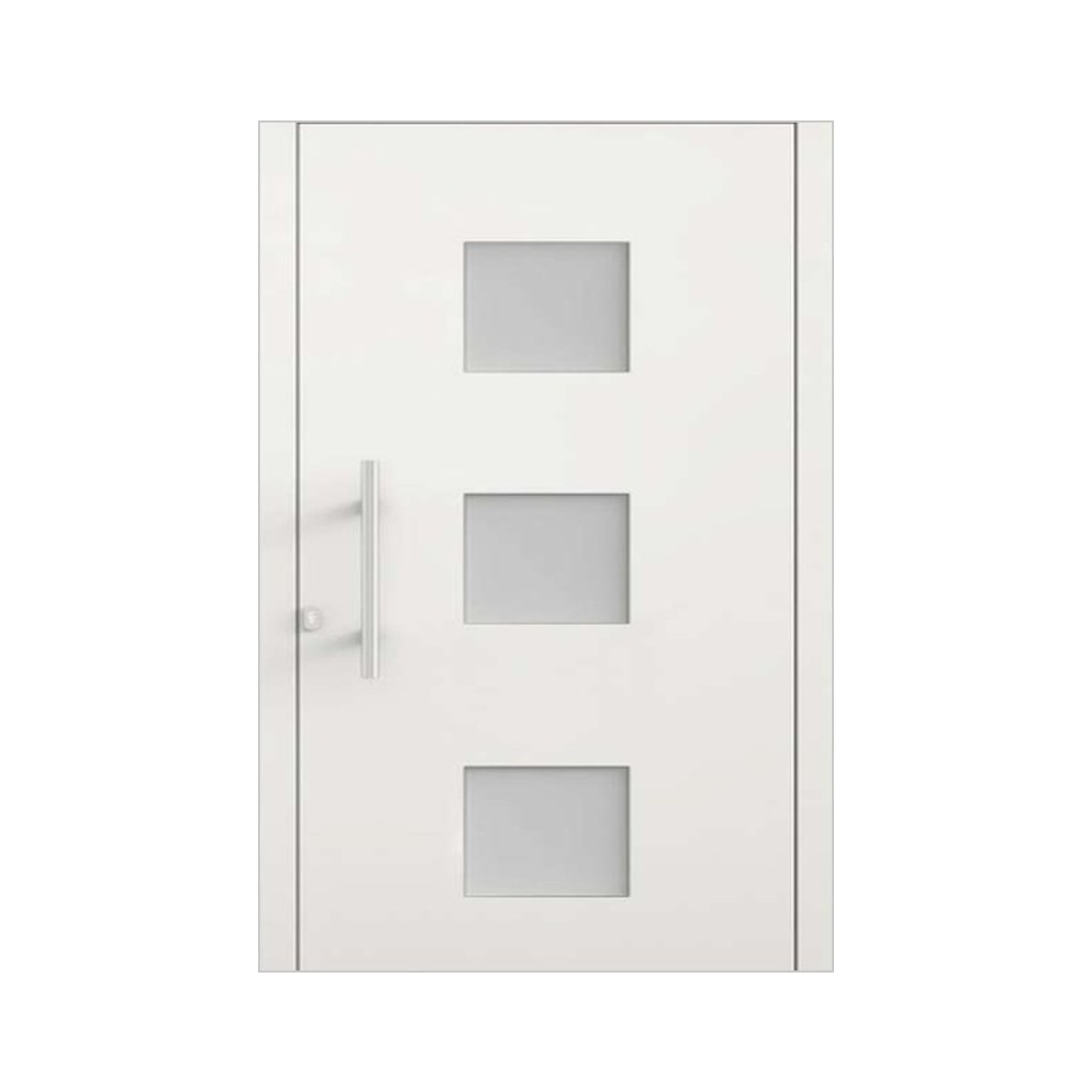 Aluminium voordeur Lima – crèmewit