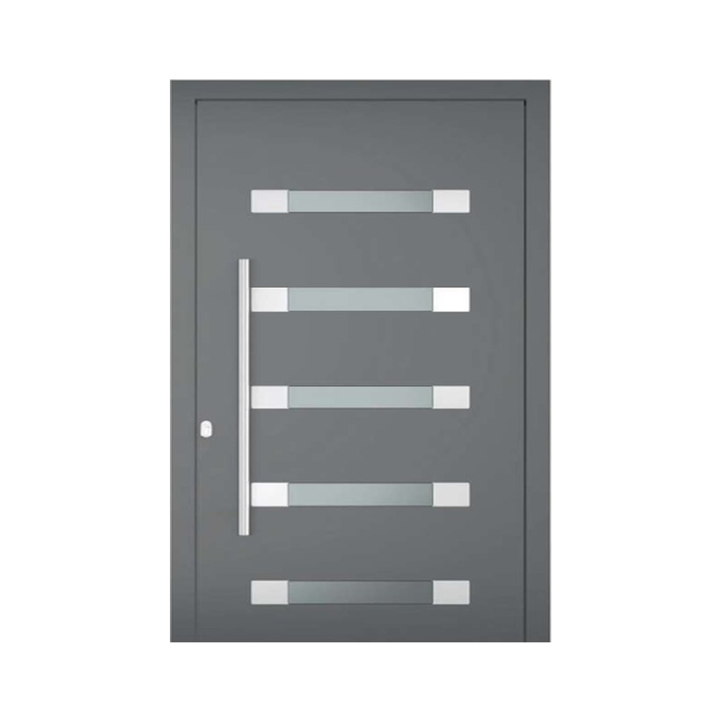 Aluminium voordeur Lisabon – antraciet