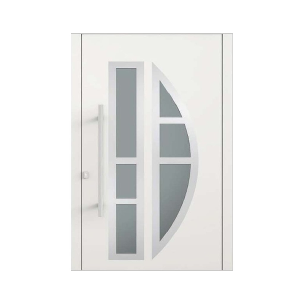 Aluminium voordeur Paris – crèmewit