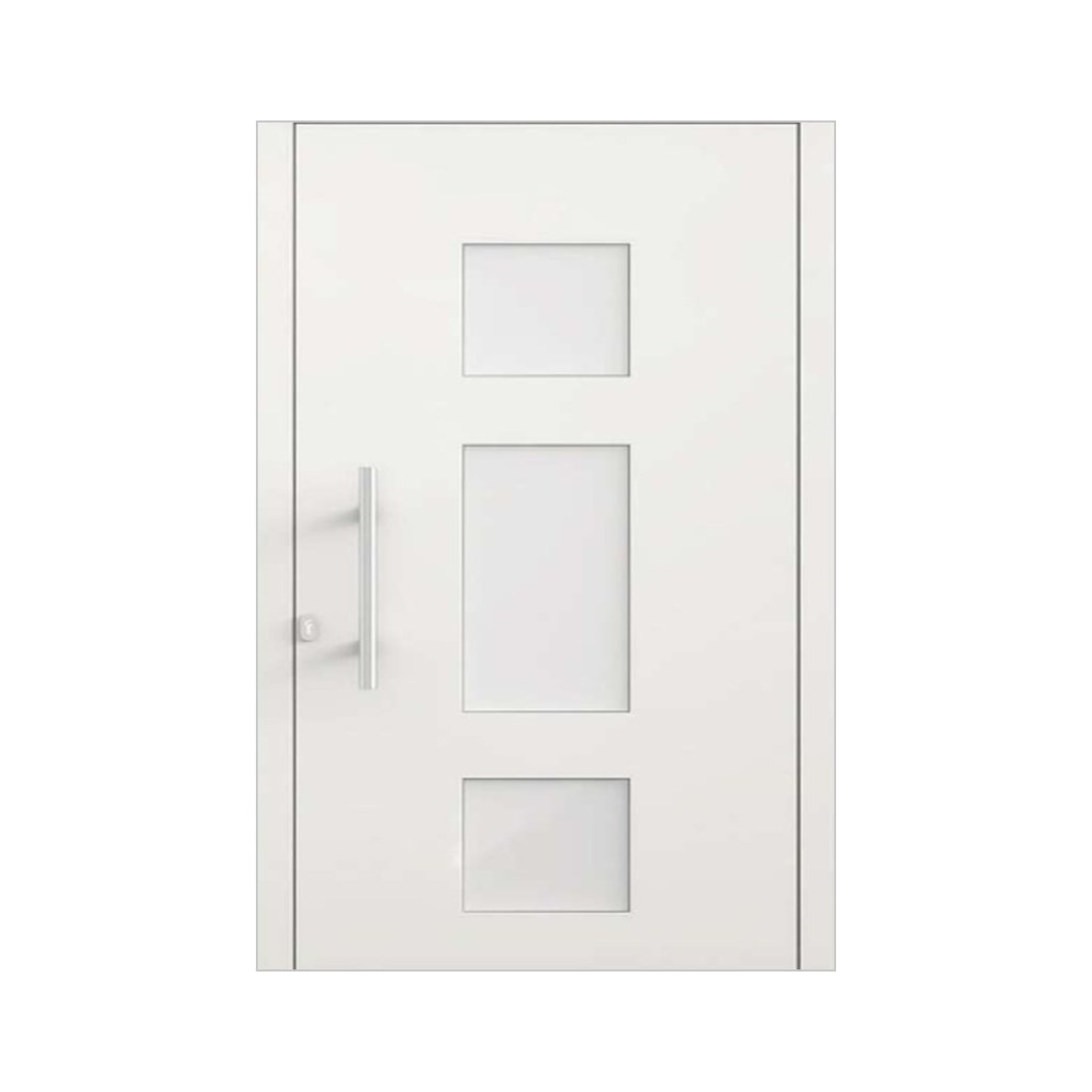 Aluminium voordeur Prag – crèmewit