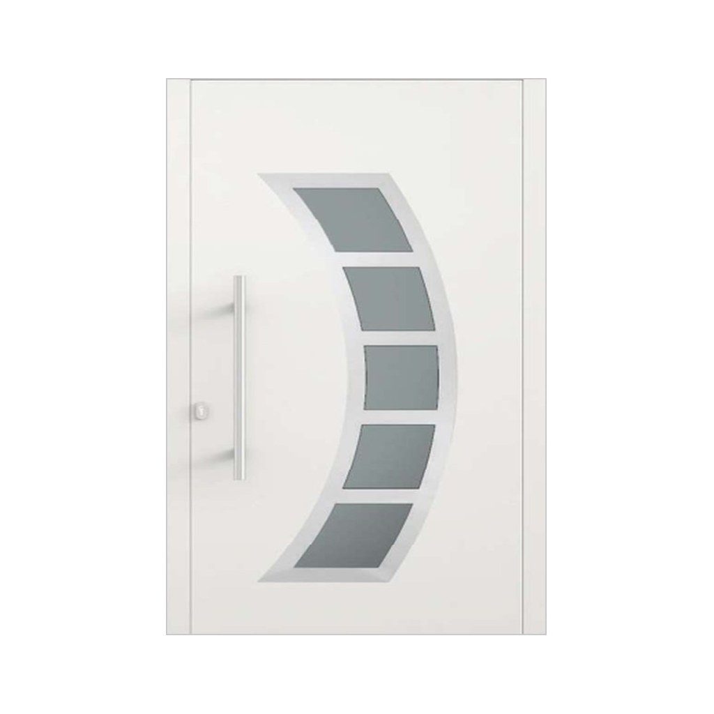 Aluminium voordeur Sidney – crèmewit