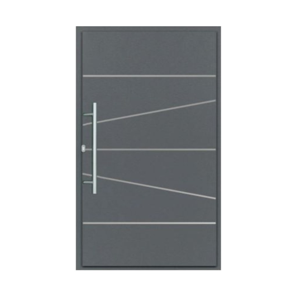 PVC voordeur L05 antraciet